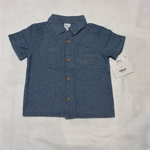 OshKosh B'gosh Denim Blue Button Down Shirt